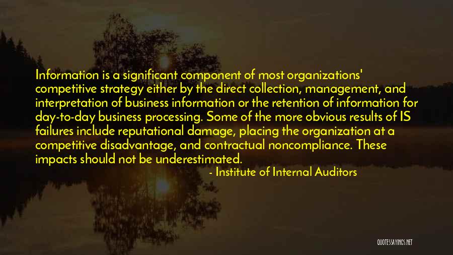 Milin Kuvar Quotes By Institute Of Internal Auditors Milin Kuvar Quotes By Institute Of Internal Auditors
