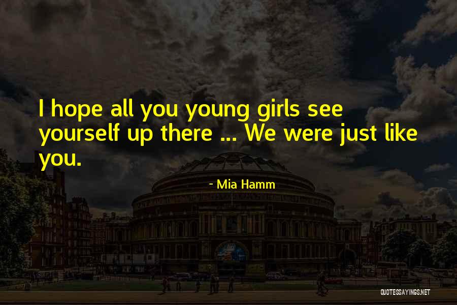 Milioti Cristin Quotes By Mia Hamm