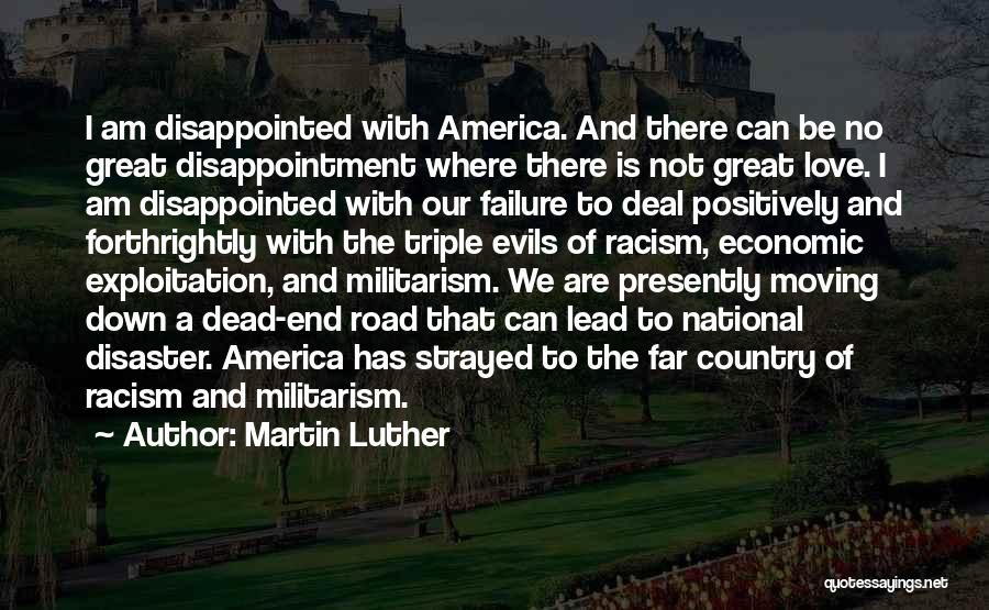 Militarism Quotes By Martin Luther