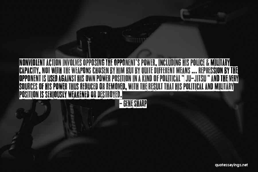 Military Action Quotes By Gene Sharp Military Action Quotes By Gene Sharp