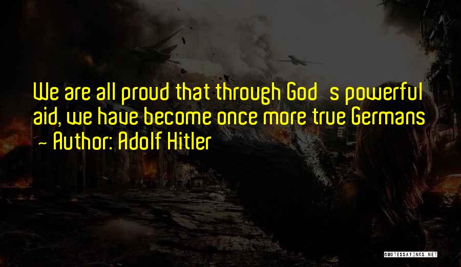 Military Aid Quotes By Adolf Hitler