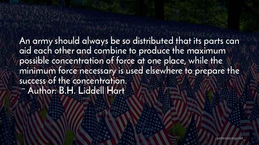 Military Aid Quotes By B.H. Liddell Hart