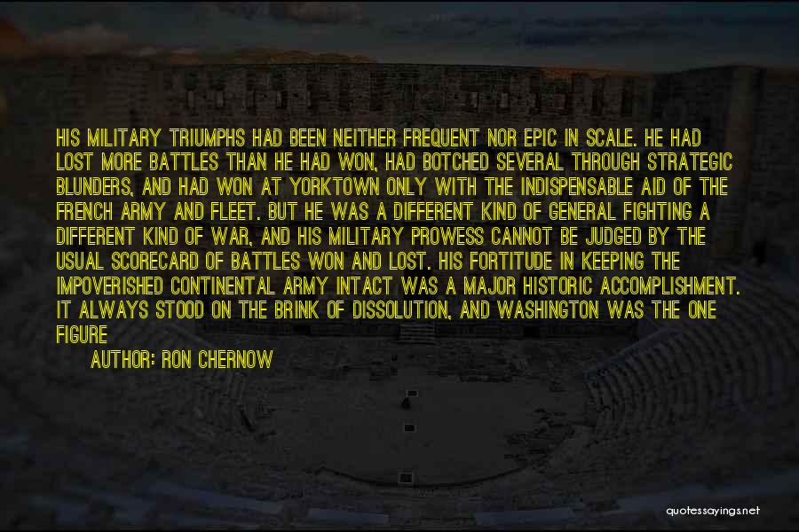 Military Aid Quotes By Ron Chernow