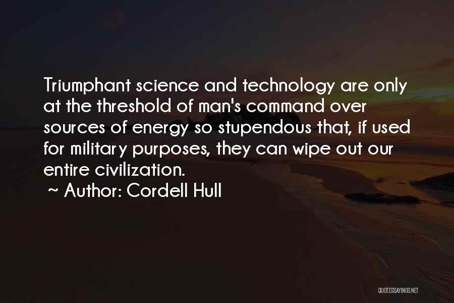 Military Command Quotes By Cordell Hull