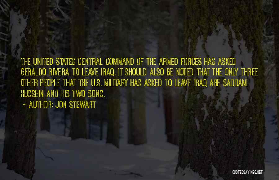 Military Command Quotes By Jon Stewart