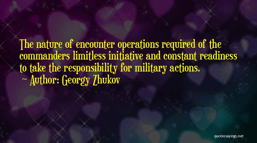 Military Commanders Quotes By Georgy Zhukov