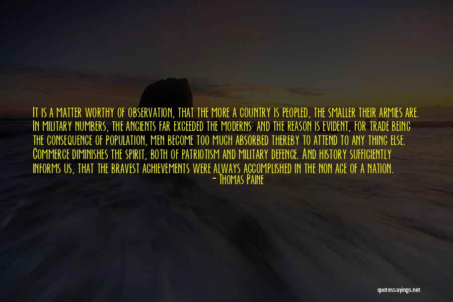 Military Defence Quotes By Thomas Paine