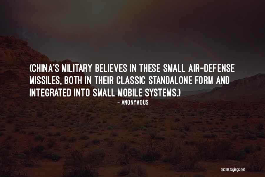 Military Defense Quotes By Anonymous