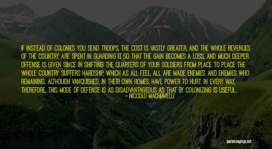 Military Defense Quotes By Niccolo Machiavelli