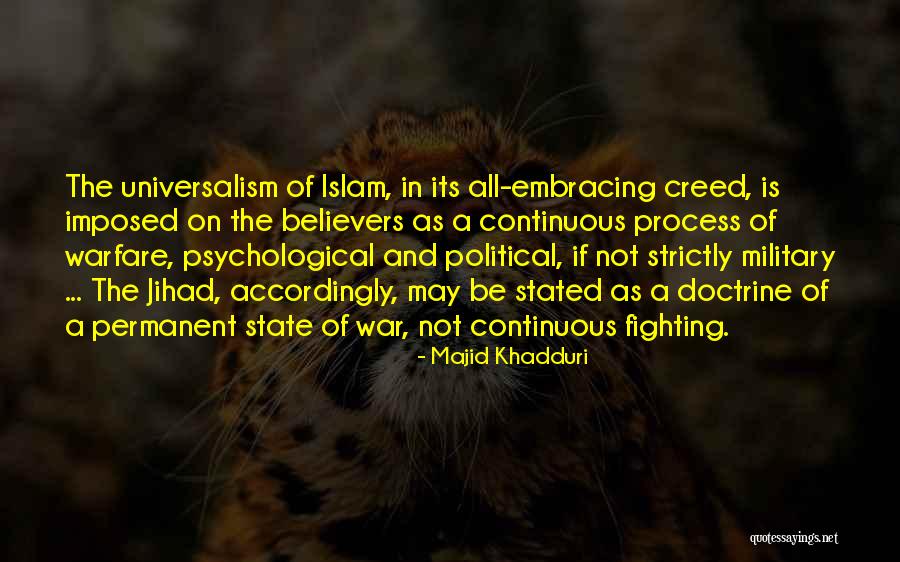 Military Doctrine Quotes By Majid Khadduri