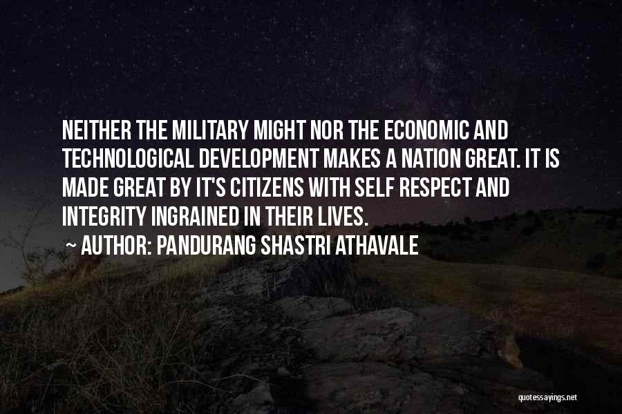 Military Integrity Quotes By Pandurang Shastri Athavale