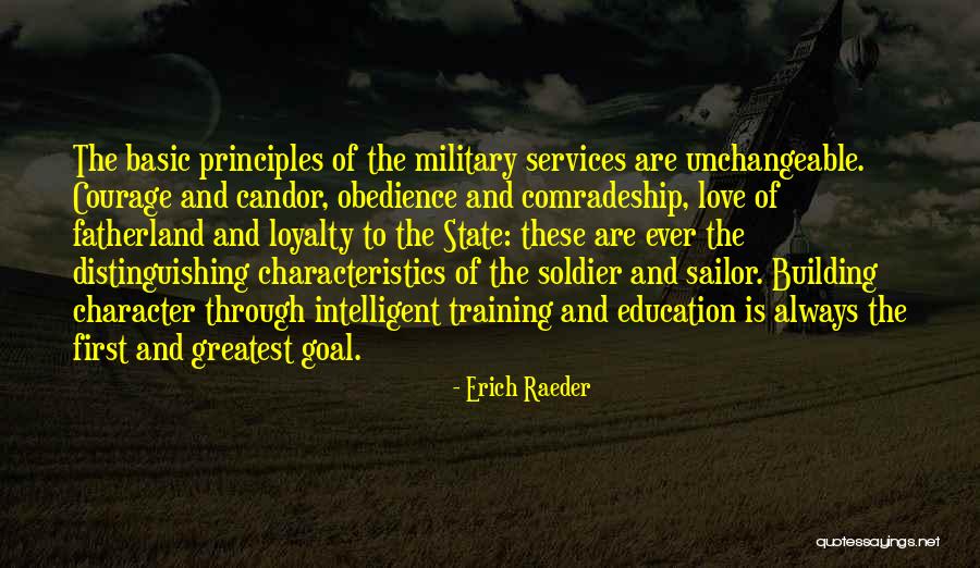 Military Love Quotes By Erich Raeder Military Love Quotes By Erich Raeder