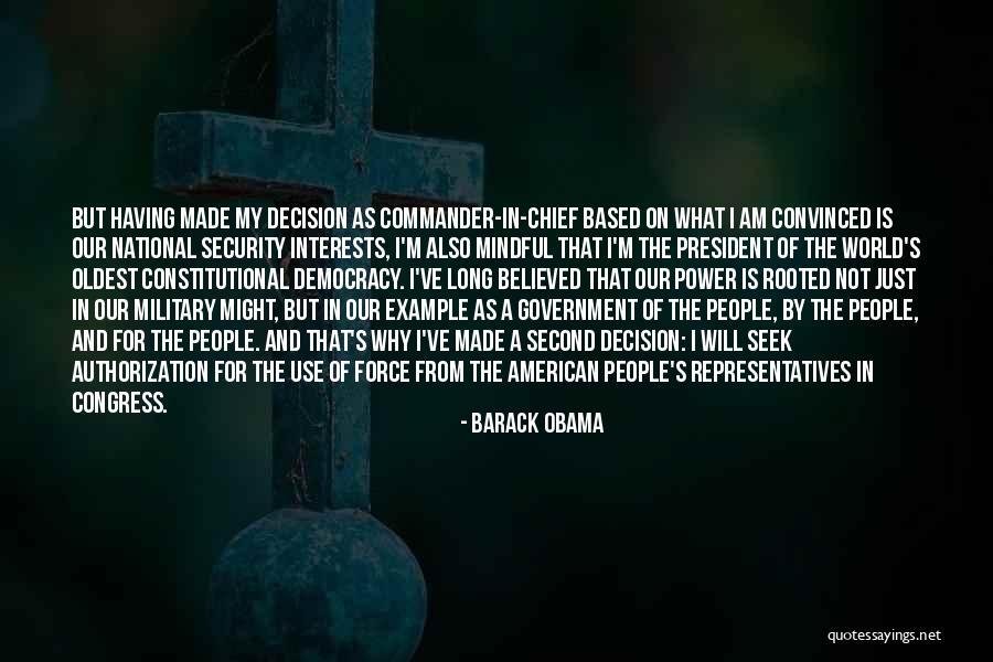 Military Might Quotes By Barack Obama