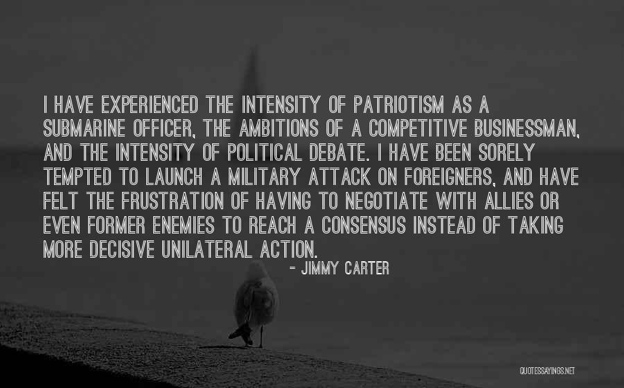 Military Officer Quotes By Jimmy Carter