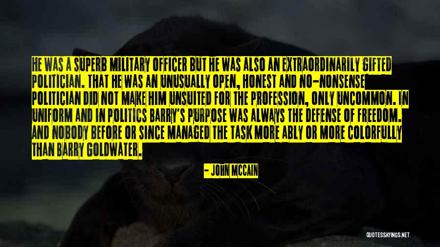 Military Officer Quotes By John McCain