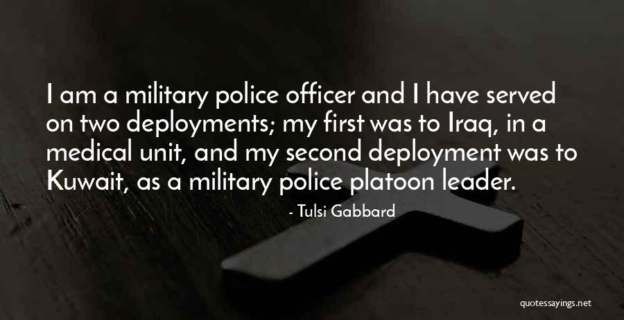 Military Officer Quotes By Tulsi Gabbard