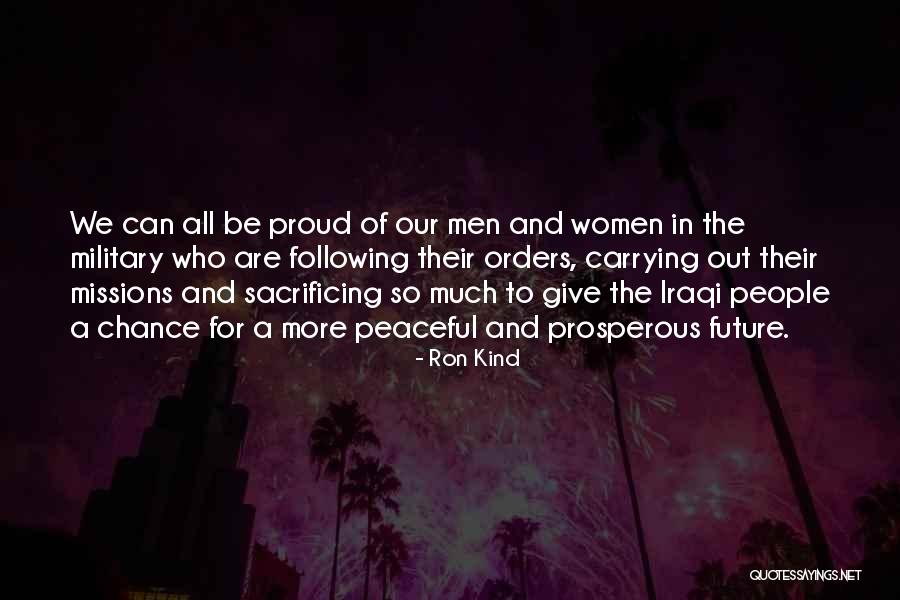 Military Orders Quotes By Ron Kind