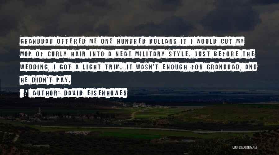 Military Pay Quotes By David Eisenhower