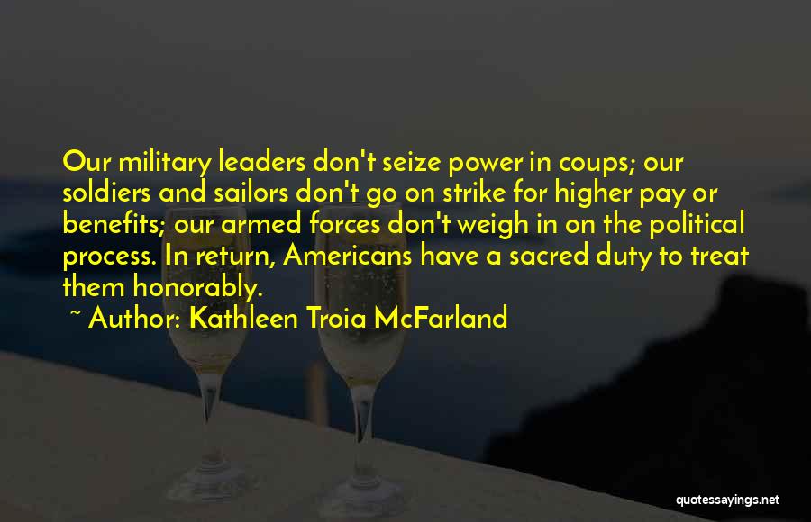 Military Pay Quotes By Kathleen Troia McFarland