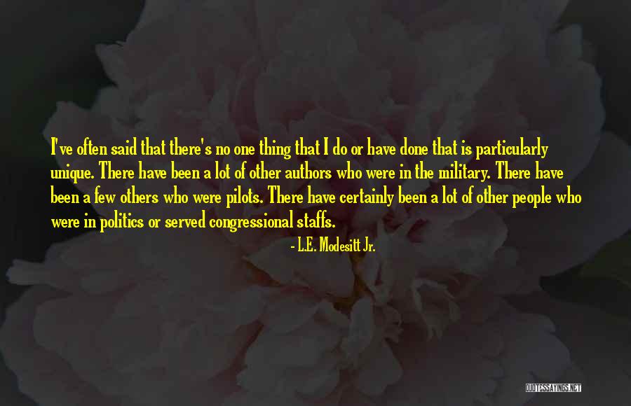 Military Pilots Quotes By L.E. Modesitt Jr.