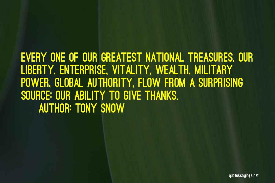 Military Power Quotes By Tony Snow
