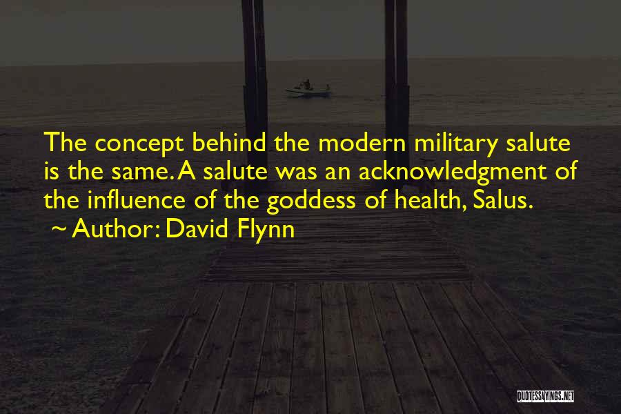 Military Salute Quotes By David Flynn