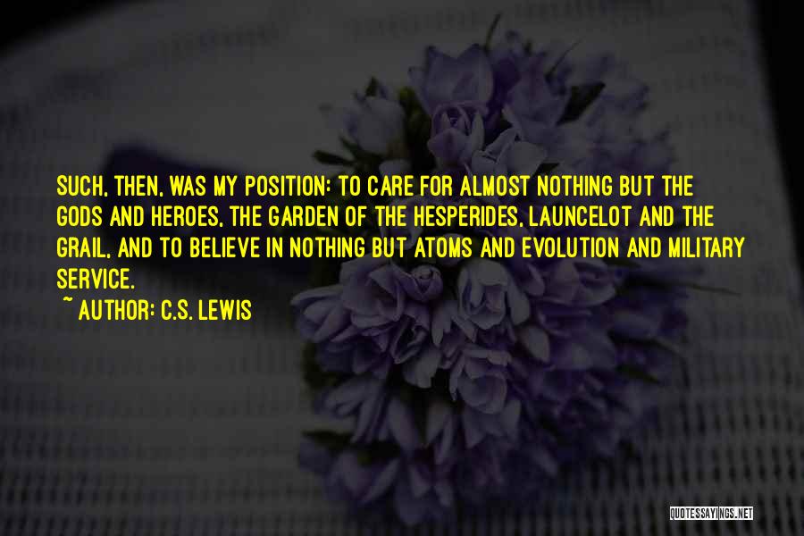 Military Service Quotes By C.S. Lewis