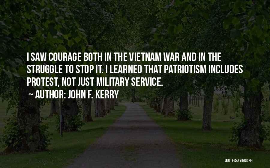 Military Service Quotes By John F. Kerry