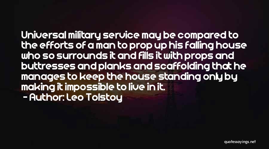 Military Service Quotes By Leo Tolstoy