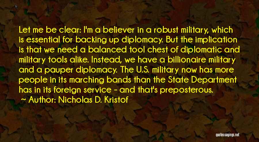 Military Service Quotes By Nicholas D. Kristof