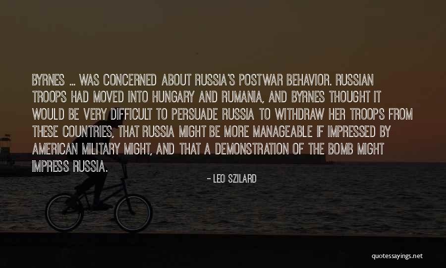 Military Troops Quotes By Leo Szilard Military Troops Quotes By Leo Szilard