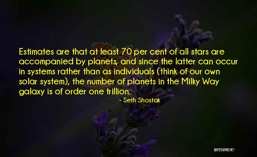 Milky Way Quotes By Seth Shostak