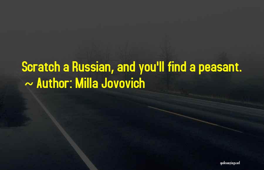 Milla Jovovich Quotes 1013417