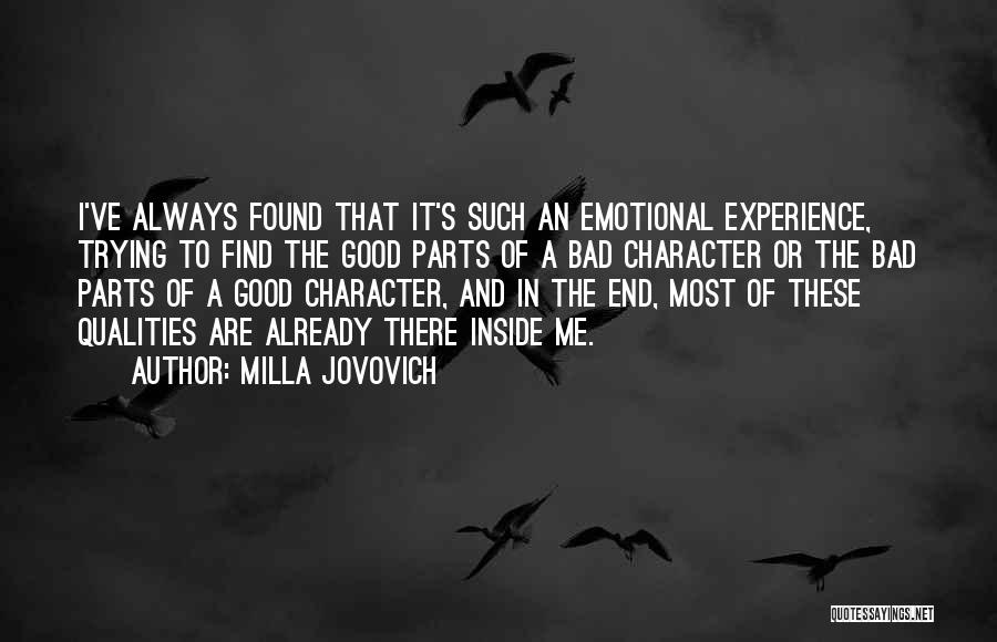 Milla Jovovich Quotes 1376758