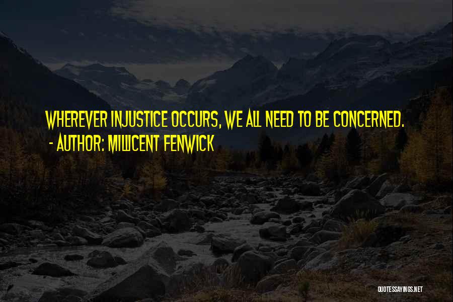 Millicent Fenwick Quotes 160216