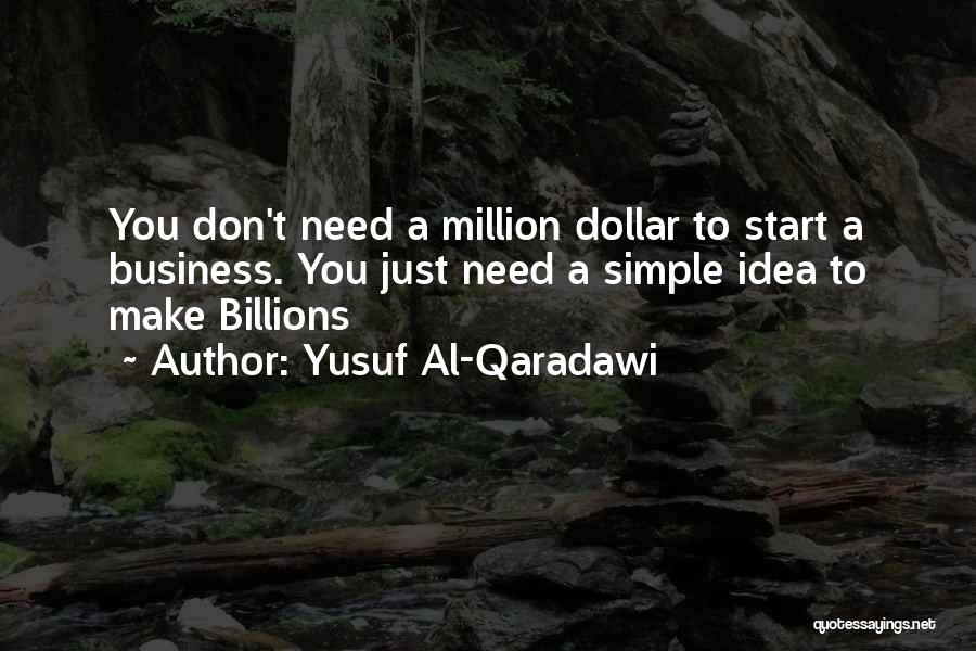 Million Dollar Quotes By Yusuf Al-Qaradawi