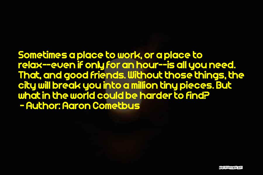 Million Friends Quotes By Aaron Cometbus