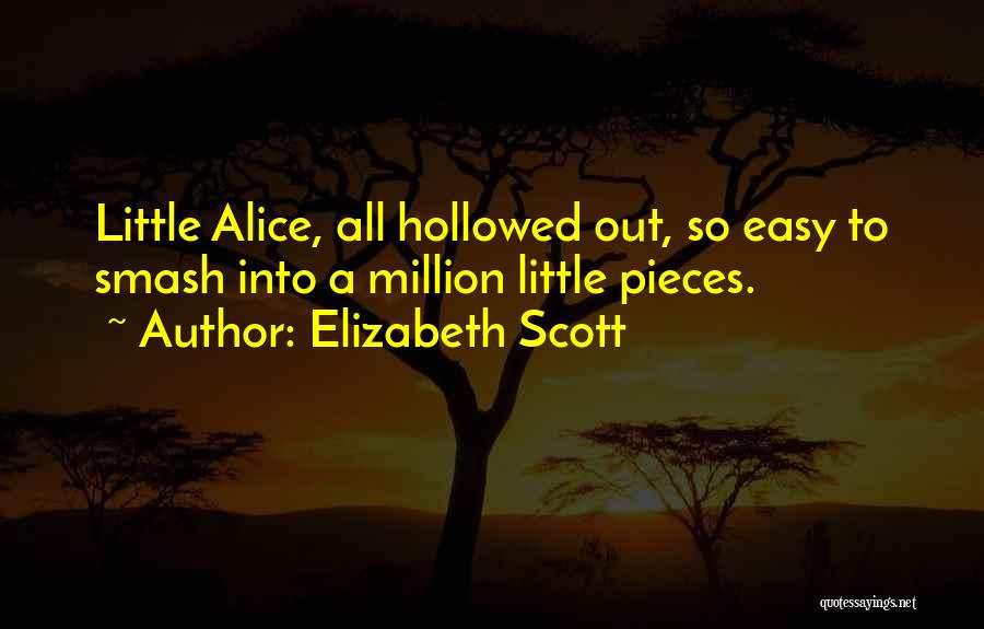 Million Pieces Quotes By Elizabeth Scott