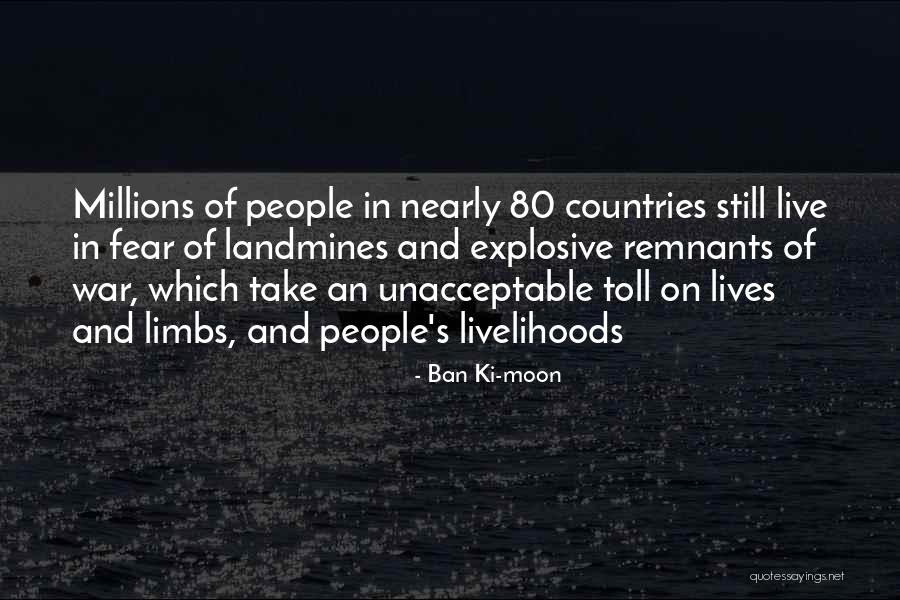 Millions Quotes By Ban Ki-moon