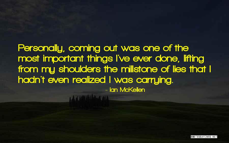 Millstone Quotes By Ian McKellen Millstone Quotes By Ian McKellen