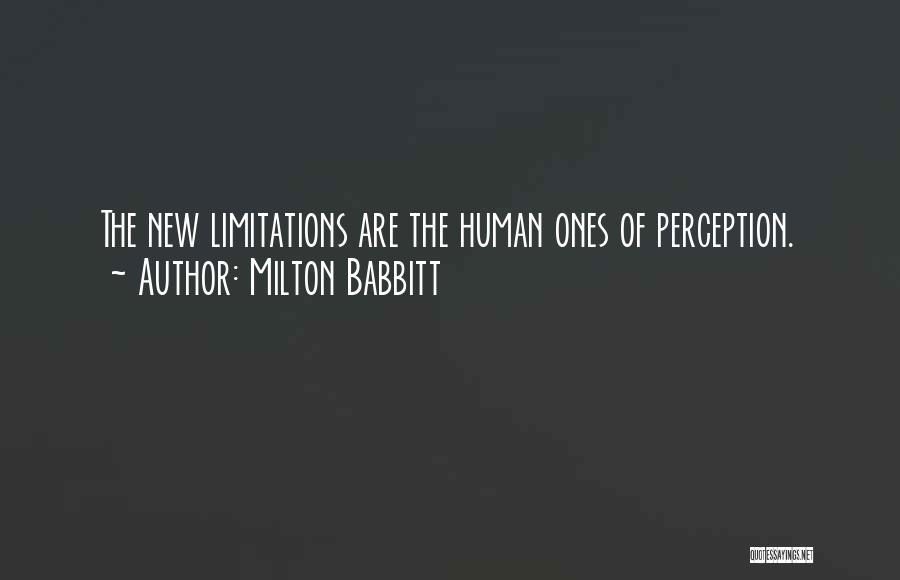 Milton Babbitt Quotes 2251317