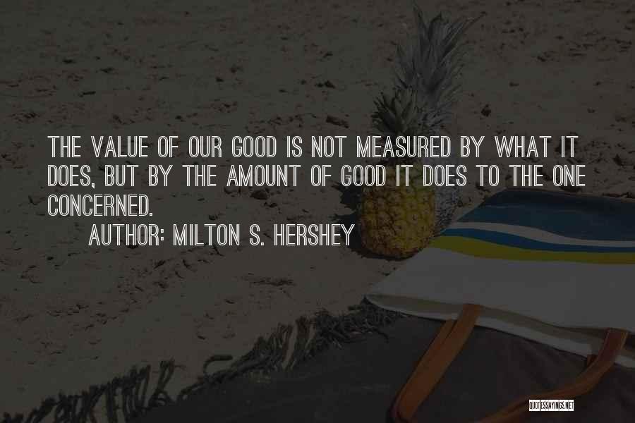 Milton Hershey Quotes By Milton S. Hershey