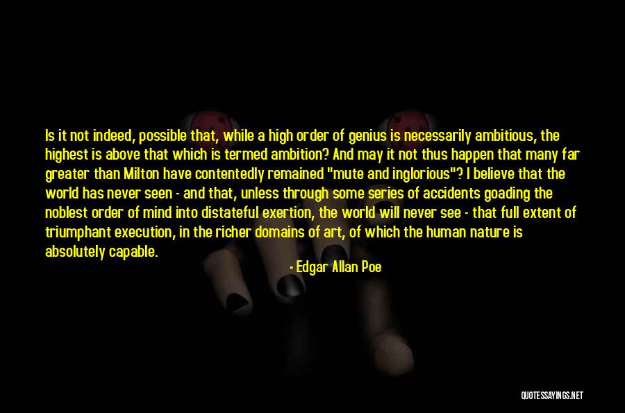 Milton High Quotes By Edgar Allan Poe Milton High Quotes By Edgar Allan Poe
