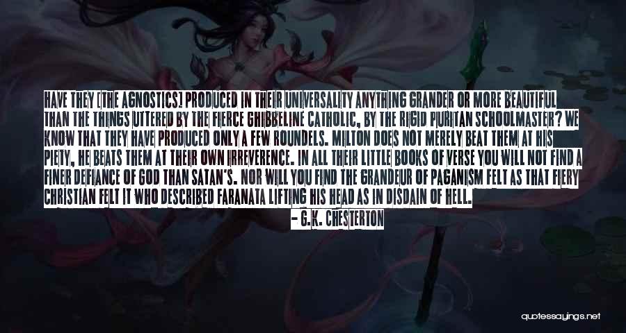 Milton Satan Quotes By G.K. Chesterton Milton Satan Quotes By G.K. Chesterton