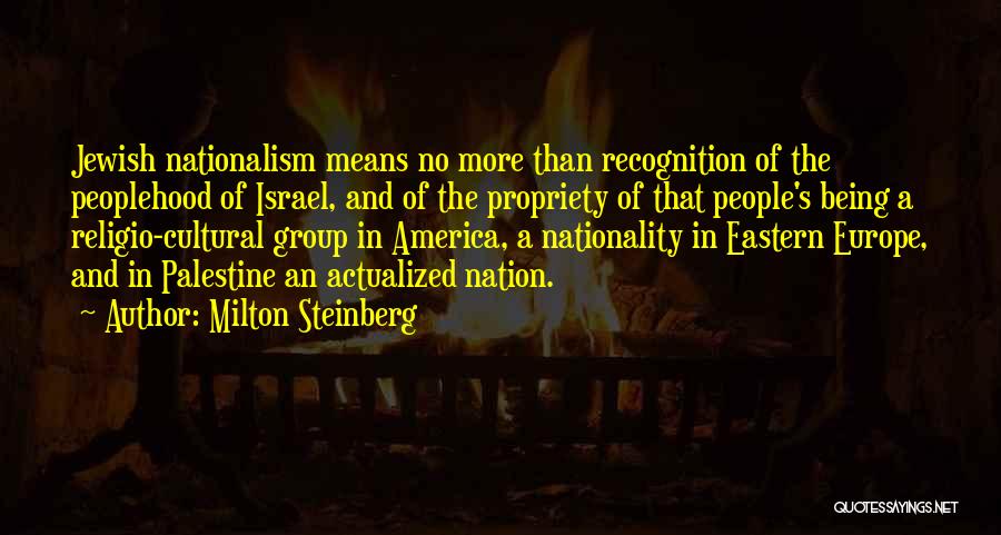 Milton Steinberg Quotes 1469064