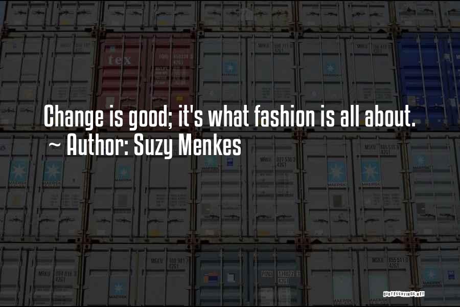 Milverton On Quotes By Suzy Menkes