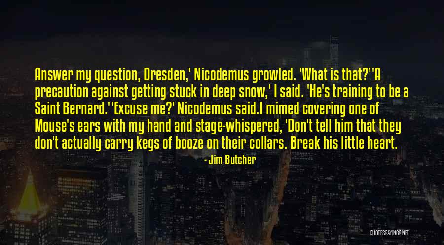 Mimed Quotes By Jim Butcher Mimed Quotes By Jim Butcher