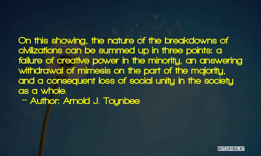 Mimesis Quotes By Arnold J. Toynbee