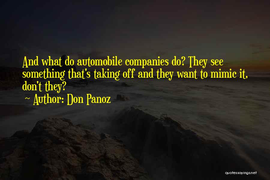 Mimic Quotes By Don Panoz