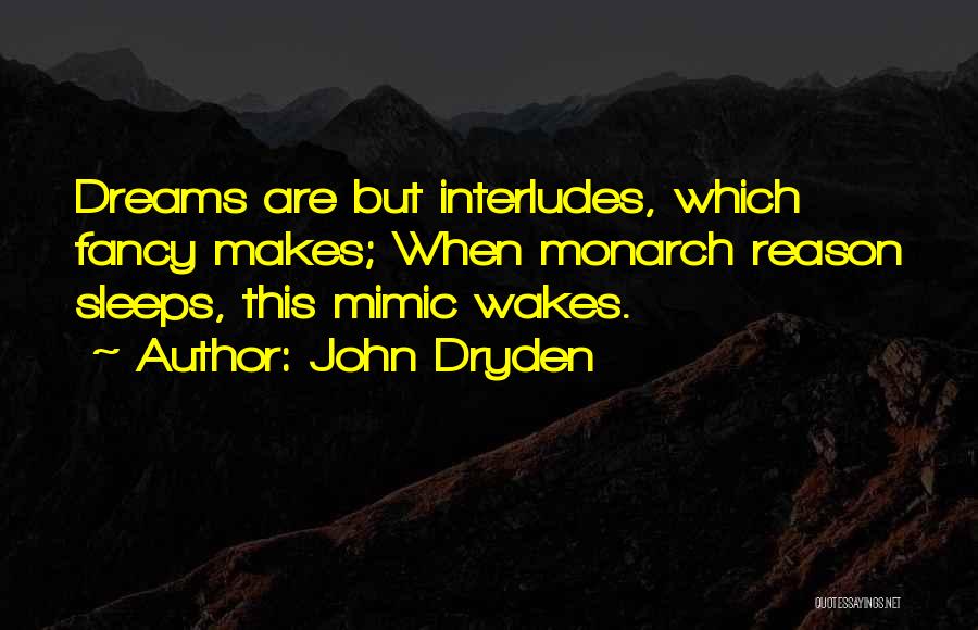 Mimic Quotes By John Dryden